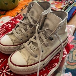 Converse Girls White Platform Chucks